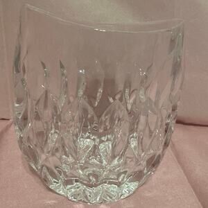 Vintage Crystal Vase Althea Collection Pocket Vase Gorham West Germany 5x4”1980s